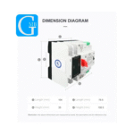 Chave Transferência Automática Bipolar 100a 230v 2 Polos - Imagem 3