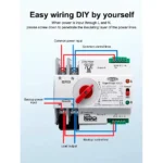 Chave Transferência Automática Bipolar 125a 230v 2 Polos - Imagem 2