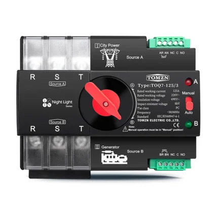 Chave Transferência Automática Trifásica 125a 230v 3 Polos