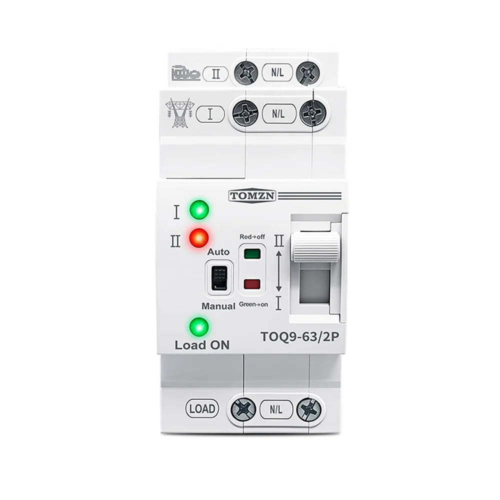 TOQ9632-0 Chave Transferência Automática Bipolar 63a 230v 2 Polos Toq9 - Imagem 1