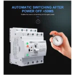 Chave Transferência Automática Bipolar 63a 230v 4 Polos Toq9 - Imagem 3