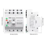 Chave Transferência Automática Bipolar 63a 230v 4 Polos Toq9 - Imagem 4
