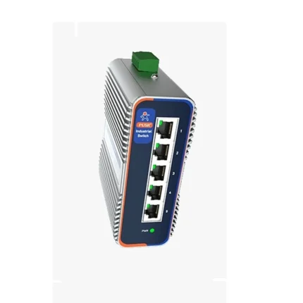 Switch Industrial Ethernet Gigabit 5 Portas Trilho Din 24v
