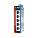 Switch Industrial Ethernet 5 Portas POE Trilho Din